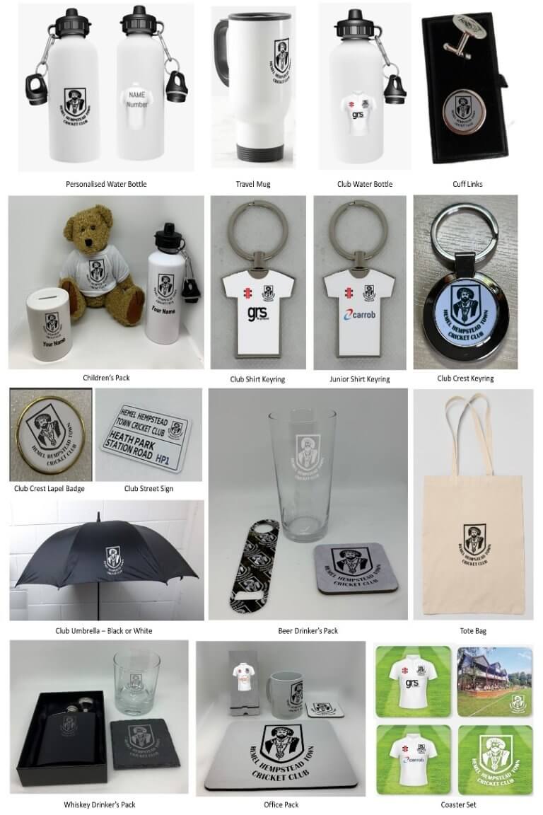 Merchandise Hemel Hempstead Town Cricket Club